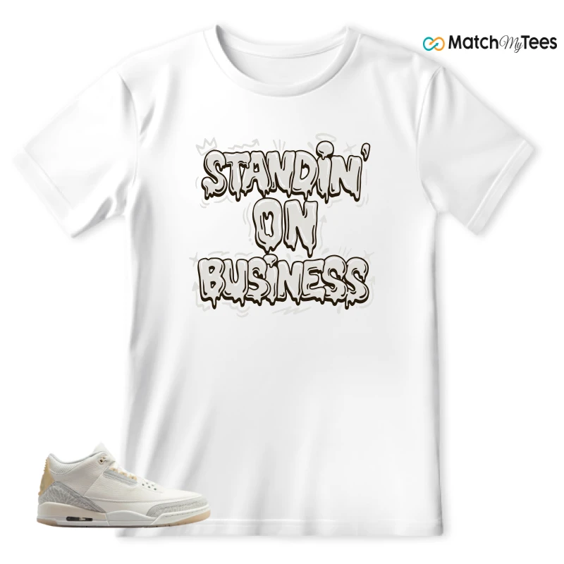 NIKE AIR JORDAN 3 CRAFT IVORY CREAM 2024 SNEAKER Matching Tees t-shirt
