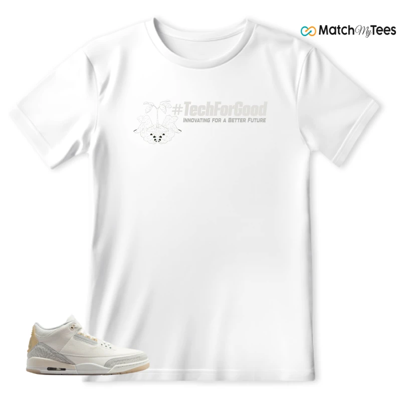 NIKE AIR JORDAN 3 CRAFT IVORY CREAM 2024 SNEAKER Matching Tees t-shirt
