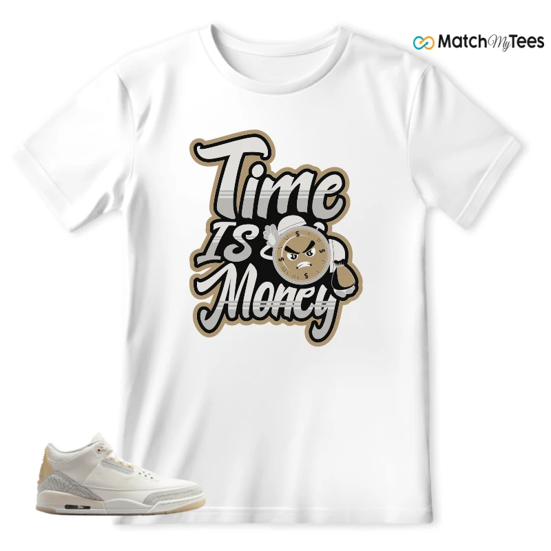 NIKE AIR JORDAN 3 CRAFT IVORY CREAM 2024 SNEAKER Matching Tees t-shirt