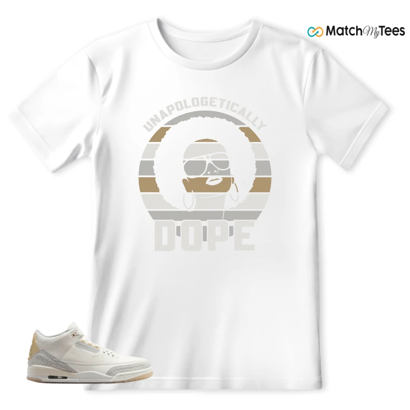 NIKE AIR JORDAN 3 CRAFT IVORY CREAM 2024 SNEAKER Matching Tees t-shirt