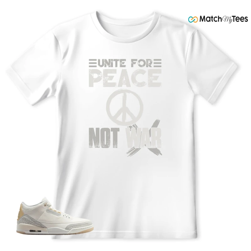 NIKE AIR JORDAN 3 CRAFT IVORY CREAM 2024 SNEAKER Matching Tees t-shirt