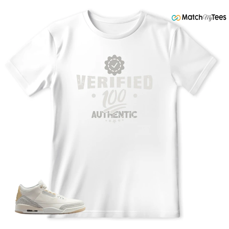 NIKE AIR JORDAN 3 CRAFT IVORY CREAM 2024 SNEAKER Matching Tees t-shirt