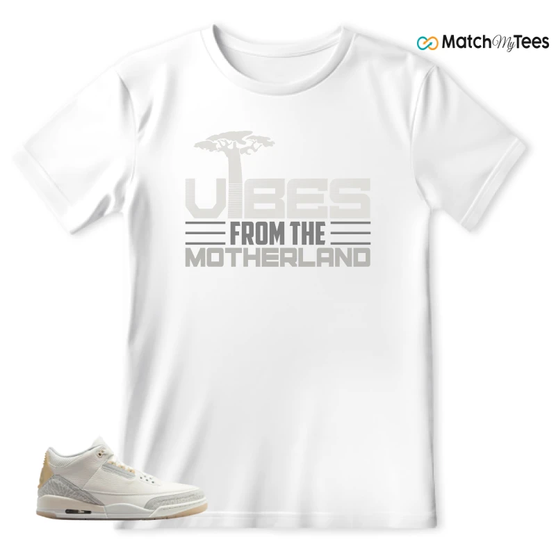 NIKE AIR JORDAN 3 CRAFT IVORY CREAM 2024 SNEAKER Matching Tees t-shirt