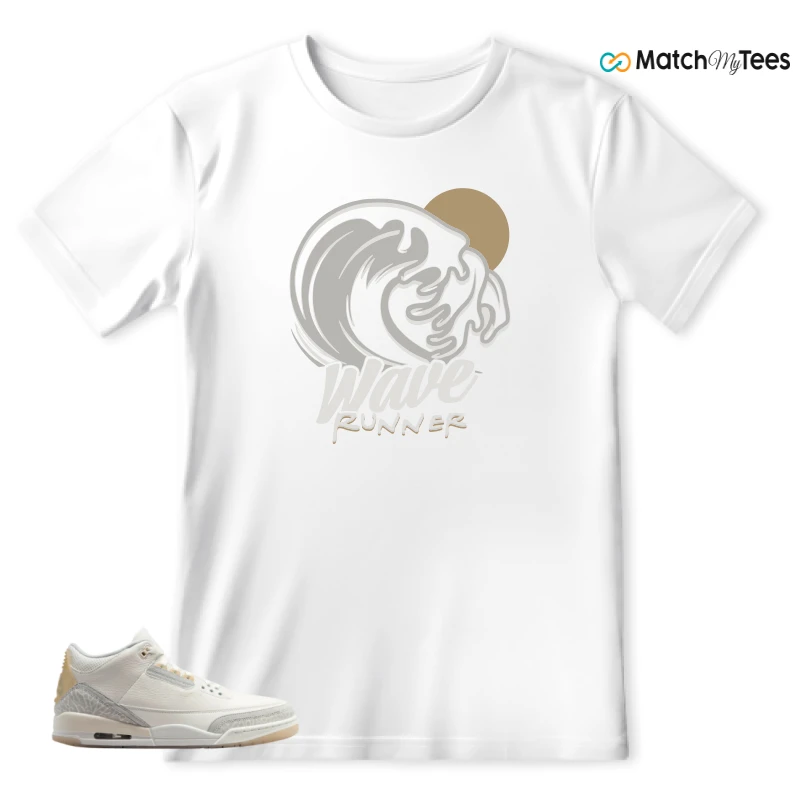 NIKE AIR JORDAN 3 CRAFT IVORY CREAM 2024 SNEAKER Matching Tees t-shirt
