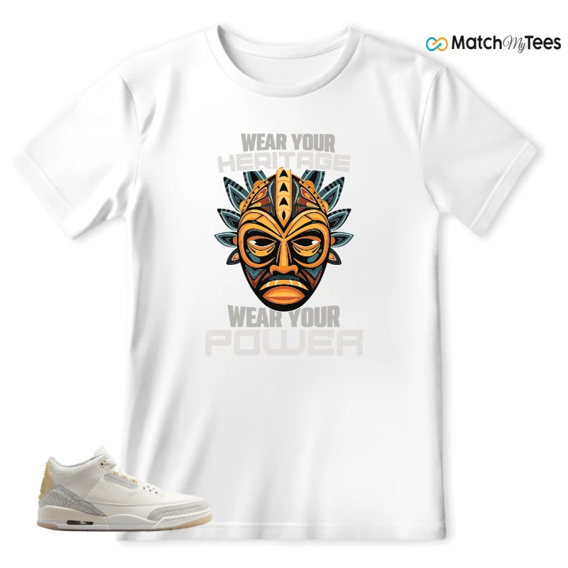 NIKE AIR JORDAN 3 CRAFT IVORY CREAM 2024 SNEAKER Matching Tees t-shirt