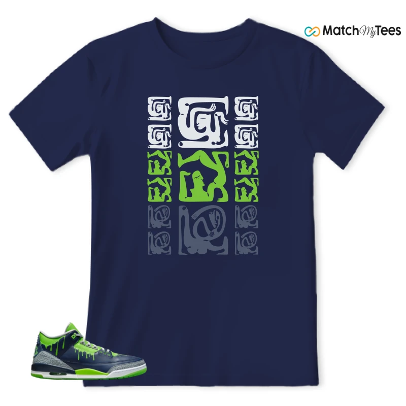 NIKE AIR JORDAN 3 DOERNBECHER HUGO SNEAKER Matching Tees t-shirt
