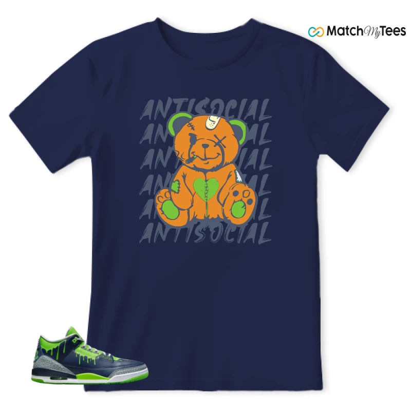 NIKE AIR JORDAN 3 DOERNBECHER HUGO SNEAKER Matching Tees t-shirt
