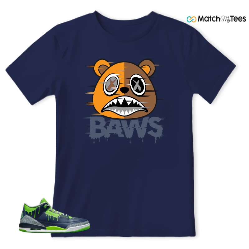 NIKE AIR JORDAN 3 DOERNBECHER HUGO SNEAKER Matching Tees t-shirt