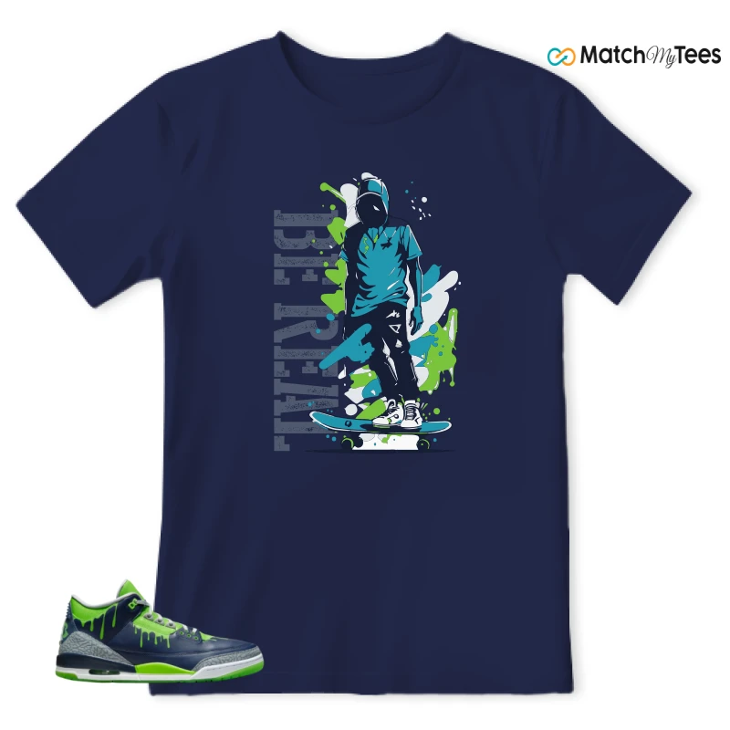 NIKE AIR JORDAN 3 DOERNBECHER HUGO SNEAKER Matching Tees t-shirt