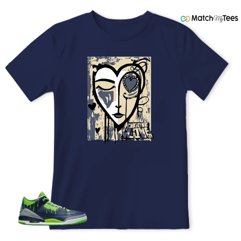 NIKE AIR JORDAN 3 DOERNBECHER HUGO SNEAKER Matching Tees t-shirt