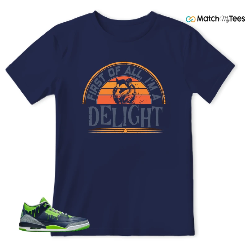 NIKE AIR JORDAN 3 DOERNBECHER HUGO SNEAKER Matching Tees t-shirt