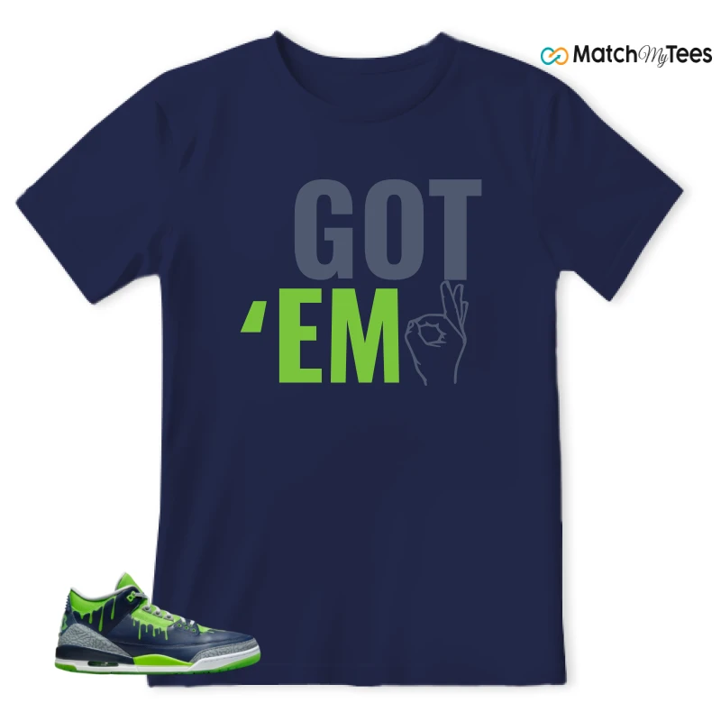 NIKE AIR JORDAN 3 DOERNBECHER HUGO SNEAKER Matching Tees t-shirt