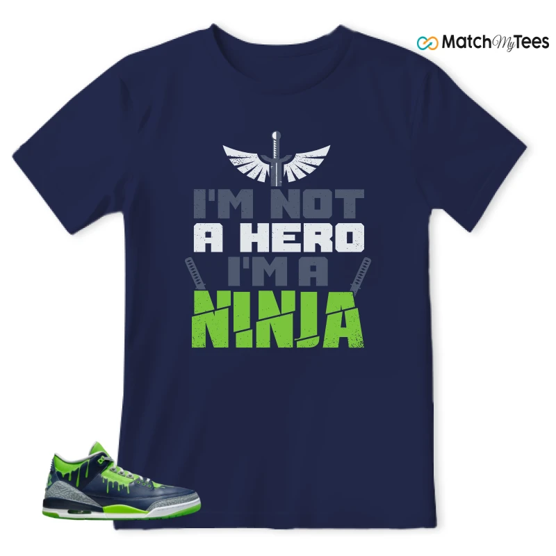 NIKE AIR JORDAN 3 DOERNBECHER HUGO SNEAKER Matching Tees t-shirt