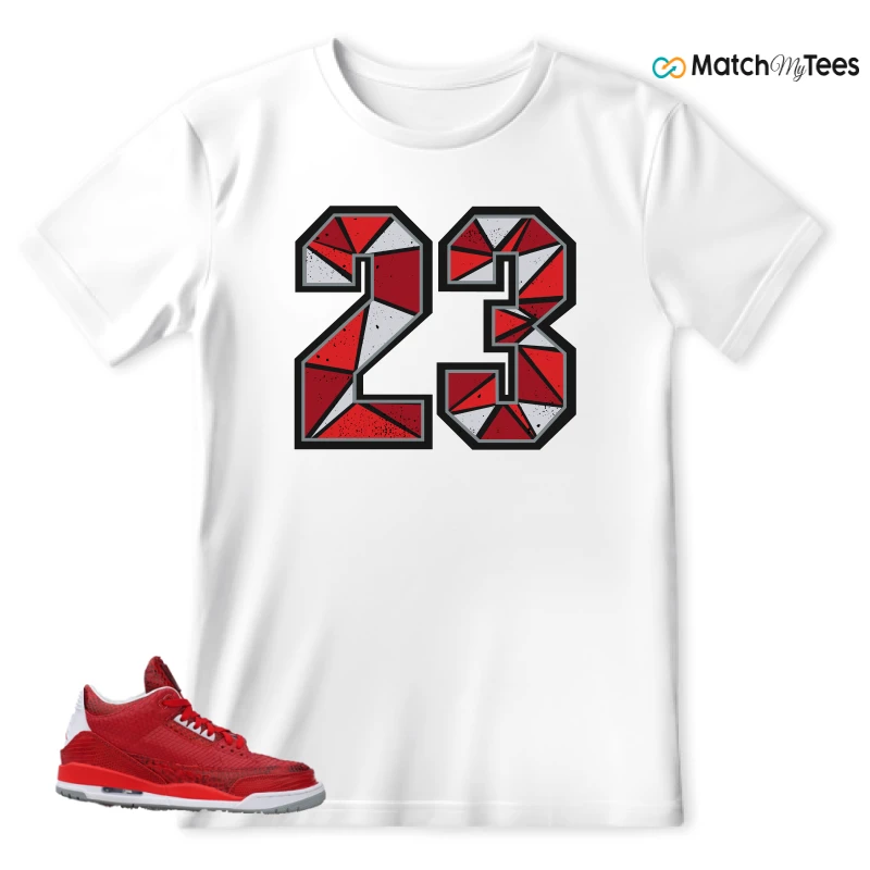 NIKE AIR JORDAN 3 JBF CUSTOM VALENTINE'S DAY SNEAKER Matching Tees t-shirt
