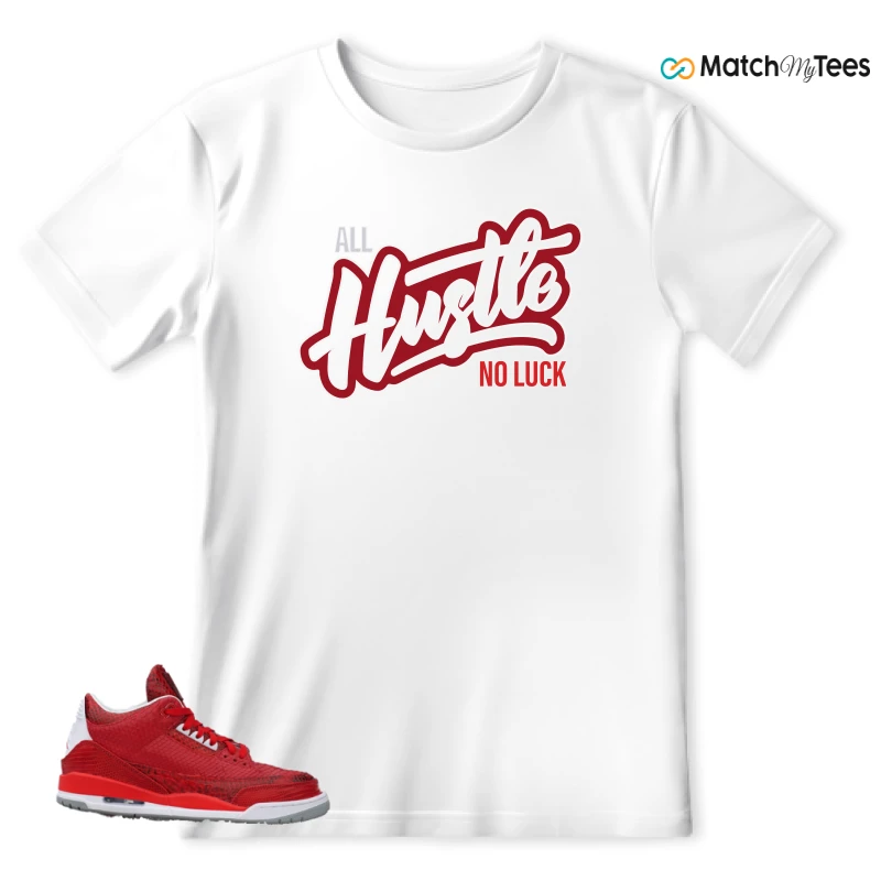 NIKE AIR JORDAN 3 JBF CUSTOM VALENTINE'S DAY SNEAKER Matching Tees t-shirt