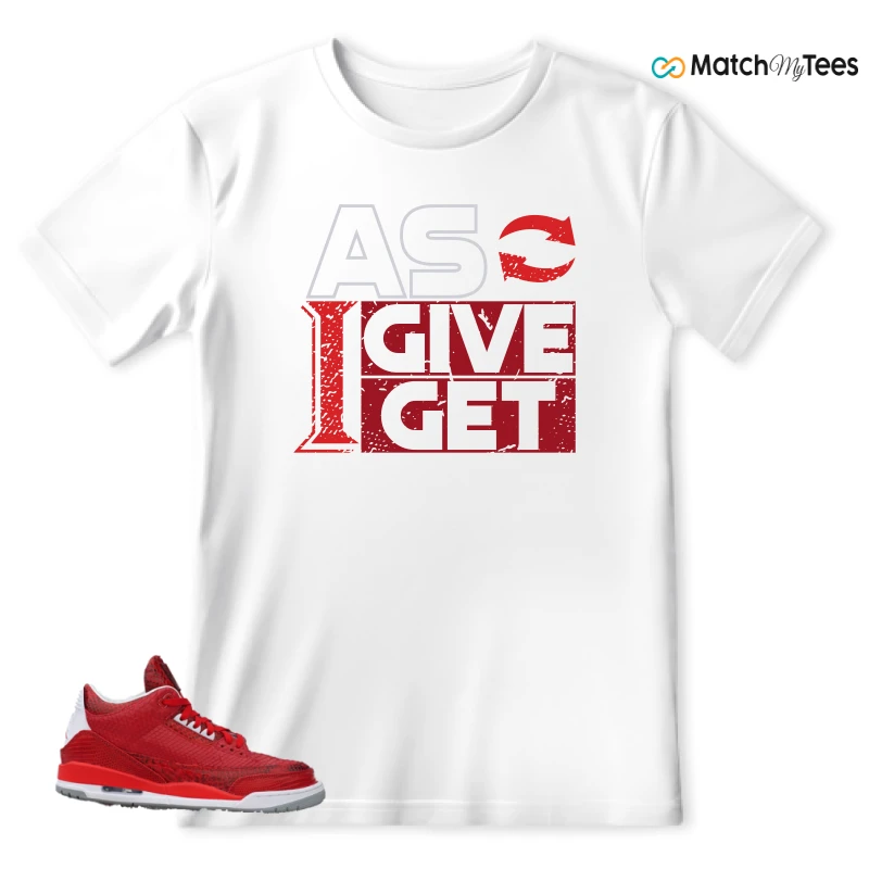 NIKE AIR JORDAN 3 JBF CUSTOM VALENTINE'S DAY SNEAKER Matching Tees t-shirt
