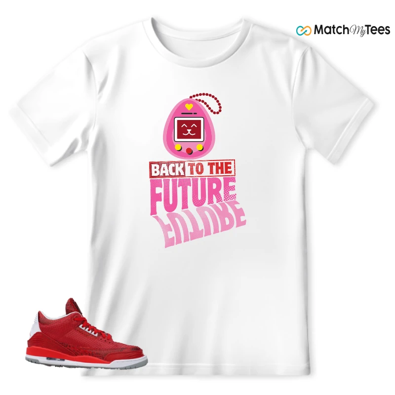NIKE AIR JORDAN 3 JBF CUSTOM VALENTINE'S DAY SNEAKER Matching Tees t-shirt