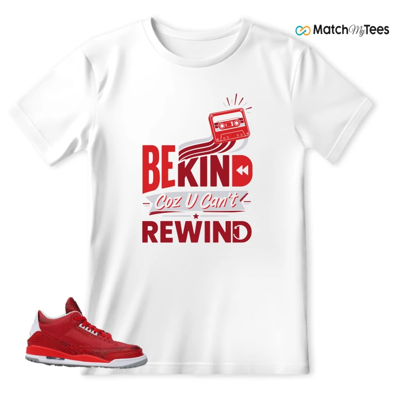 NIKE AIR JORDAN 3 JBF CUSTOM VALENTINE'S DAY SNEAKER Matching Tees t-shirt