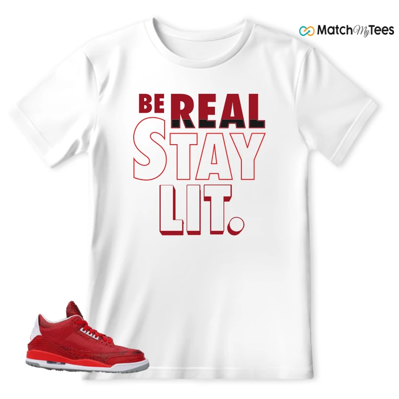 NIKE AIR JORDAN 3 JBF CUSTOM VALENTINE'S DAY SNEAKER Matching Tees t-shirt
