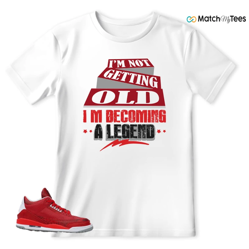 NIKE AIR JORDAN 3 JBF CUSTOM VALENTINE'S DAY SNEAKER Matching Tees t-shirt