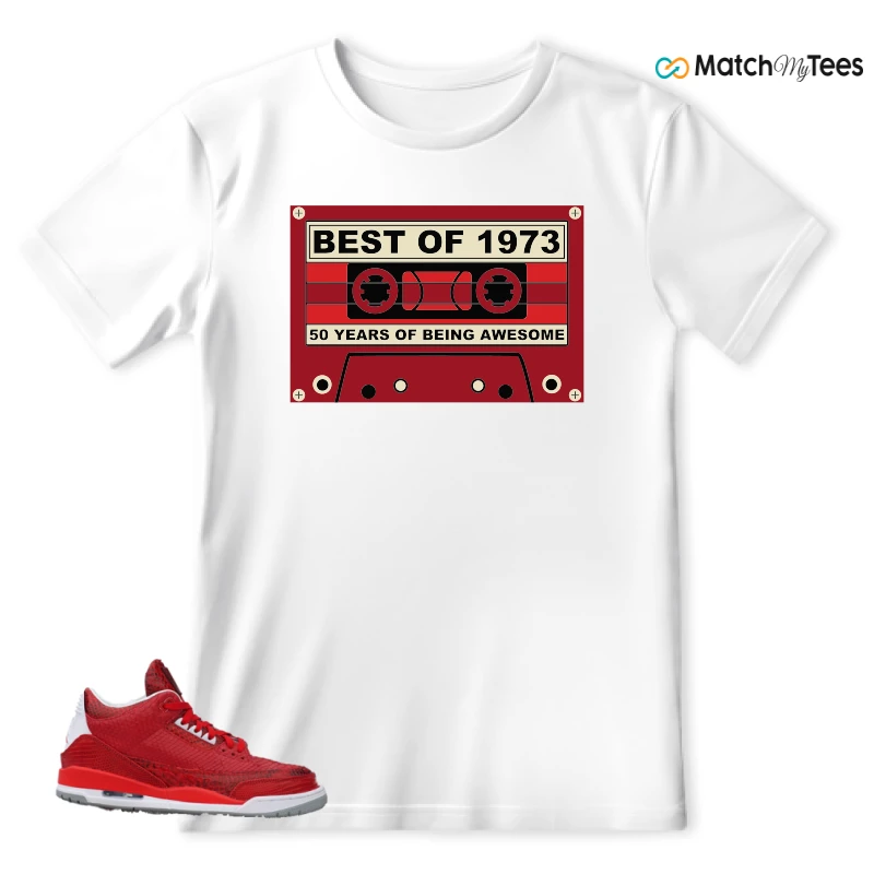 NIKE AIR JORDAN 3 JBF CUSTOM VALENTINE'S DAY SNEAKER Matching Tees t-shirt