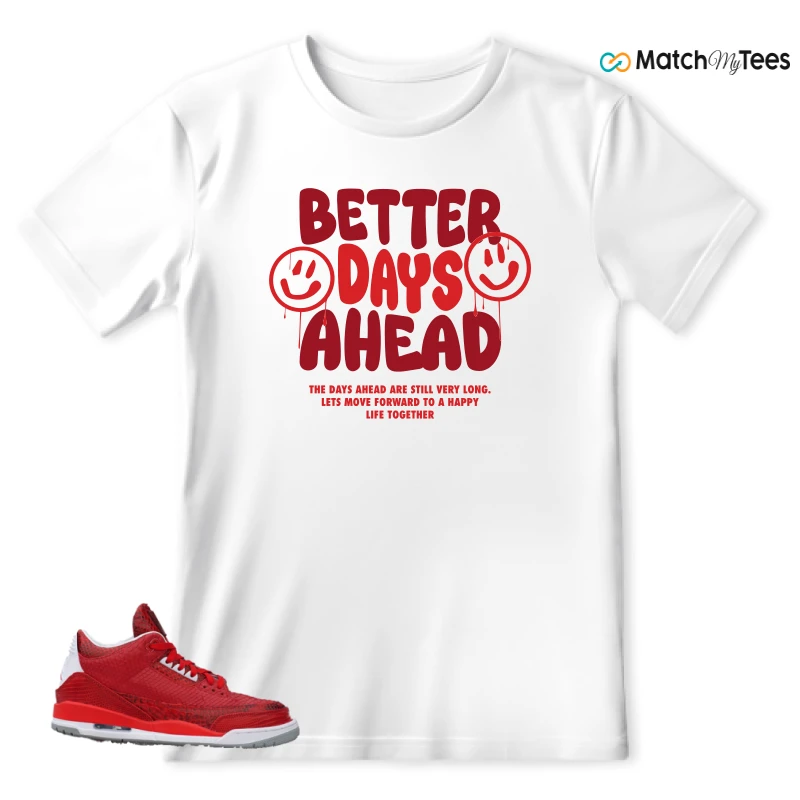 NIKE AIR JORDAN 3 JBF CUSTOM VALENTINE'S DAY SNEAKER Matching Tees t-shirt