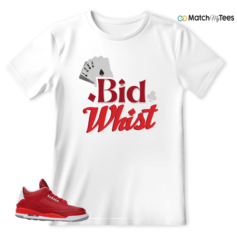 NIKE AIR JORDAN 3 JBF CUSTOM VALENTINE'S DAY SNEAKER Matching Tees t-shirt