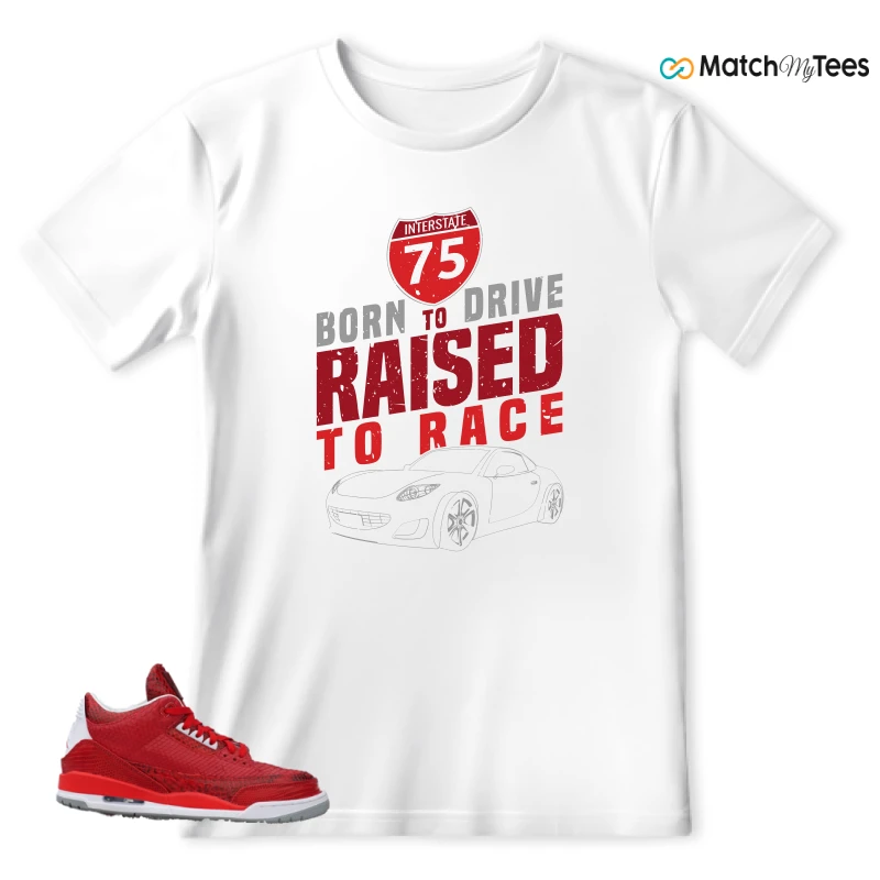 NIKE AIR JORDAN 3 JBF CUSTOM VALENTINE'S DAY SNEAKER Matching Tees t-shirt