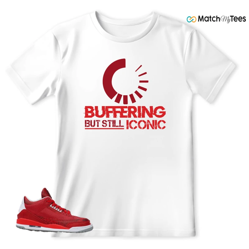 NIKE AIR JORDAN 3 JBF CUSTOM VALENTINE'S DAY SNEAKER Matching Tees t-shirt