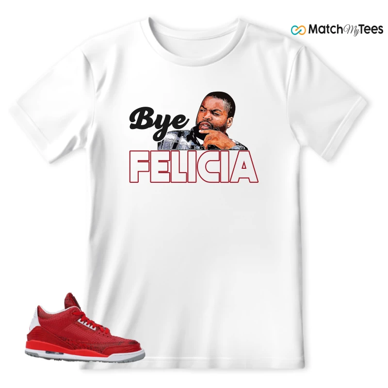 NIKE AIR JORDAN 3 JBF CUSTOM VALENTINE'S DAY SNEAKER Matching Tees t-shirt
