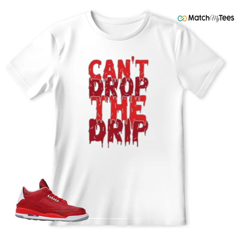 NIKE AIR JORDAN 3 JBF CUSTOM VALENTINE'S DAY SNEAKER Matching Tees t-shirt