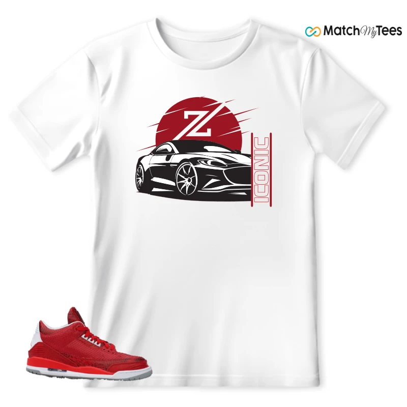 NIKE AIR JORDAN 3 JBF CUSTOM VALENTINE'S DAY SNEAKER Matching Tees t-shirt