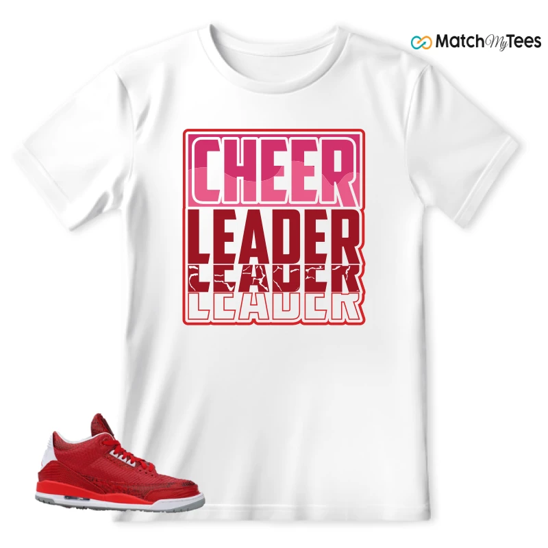 NIKE AIR JORDAN 3 JBF CUSTOM VALENTINE'S DAY SNEAKER Matching Tees t-shirt