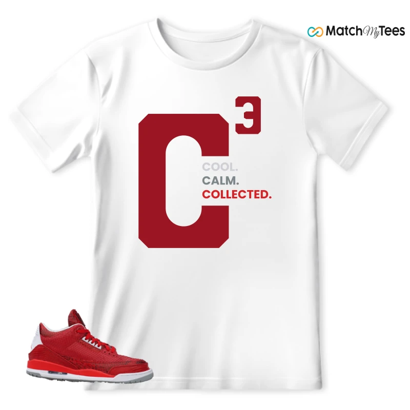 NIKE AIR JORDAN 3 JBF CUSTOM VALENTINE'S DAY SNEAKER Matching Tees t-shirt