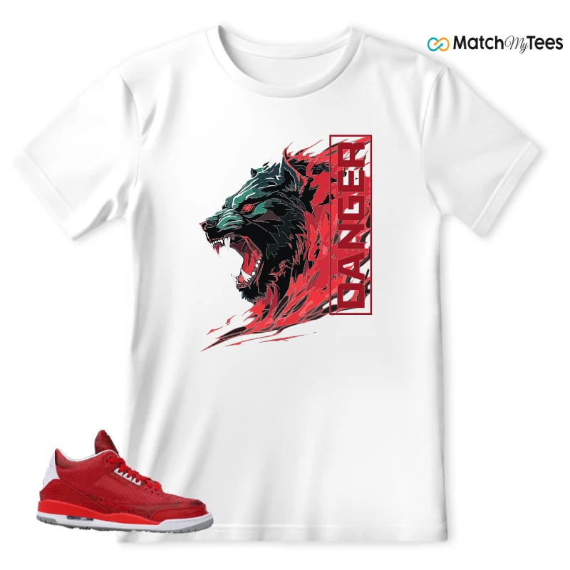 NIKE AIR JORDAN 3 JBF CUSTOM VALENTINE'S DAY SNEAKER Matching Tees t-shirt