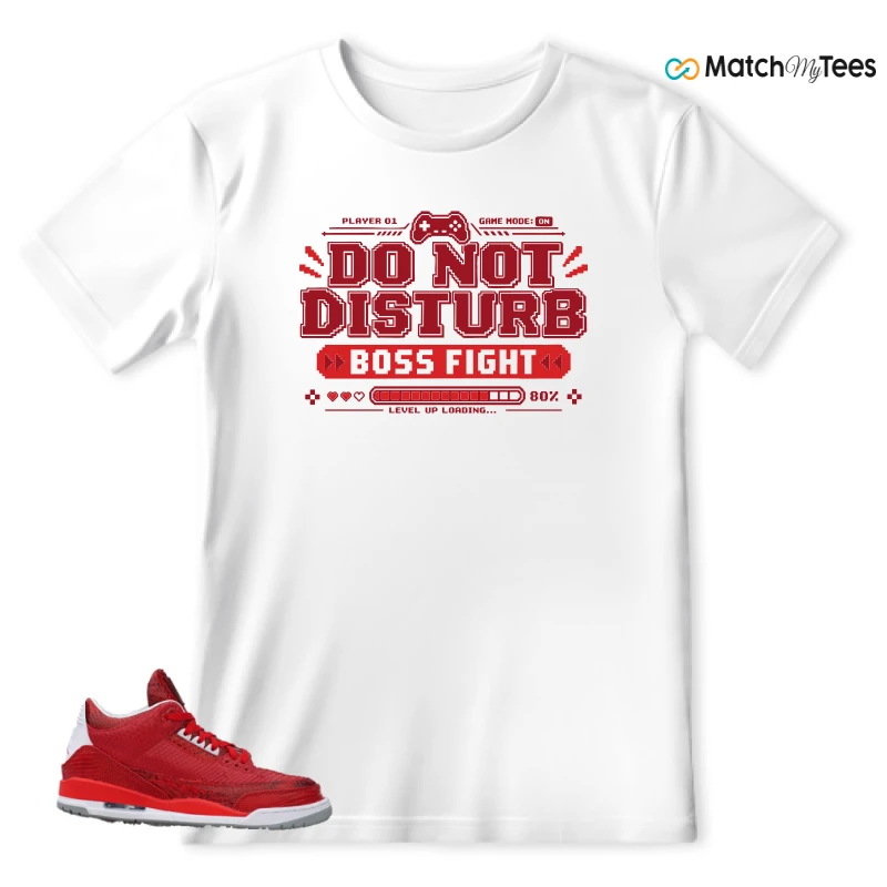 NIKE AIR JORDAN 3 JBF CUSTOM VALENTINE'S DAY SNEAKER Matching Tees t-shirt