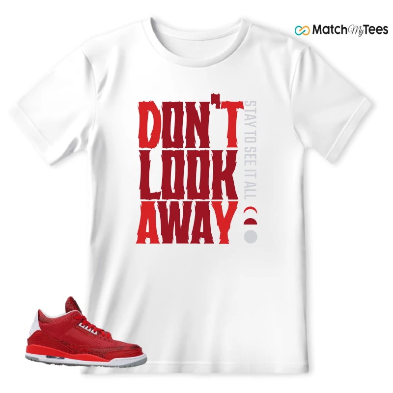 NIKE AIR JORDAN 3 JBF CUSTOM VALENTINE'S DAY SNEAKER Matching Tees t-shirt