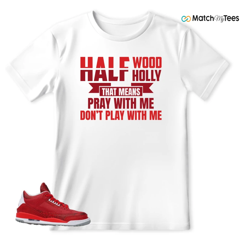 NIKE AIR JORDAN 3 JBF CUSTOM VALENTINE'S DAY SNEAKER Matching Tees t-shirt