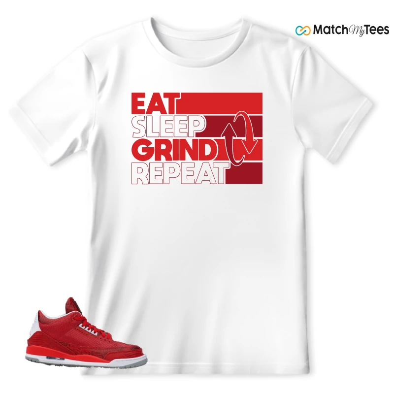 NIKE AIR JORDAN 3 JBF CUSTOM VALENTINE'S DAY SNEAKER Matching Tees t-shirt