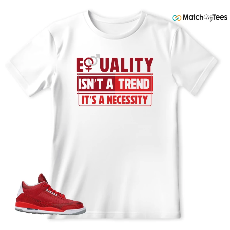 NIKE AIR JORDAN 3 JBF CUSTOM VALENTINE'S DAY SNEAKER Matching Tees t-shirt