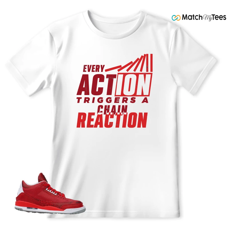 NIKE AIR JORDAN 3 JBF CUSTOM VALENTINE'S DAY SNEAKER Matching Tees t-shirt