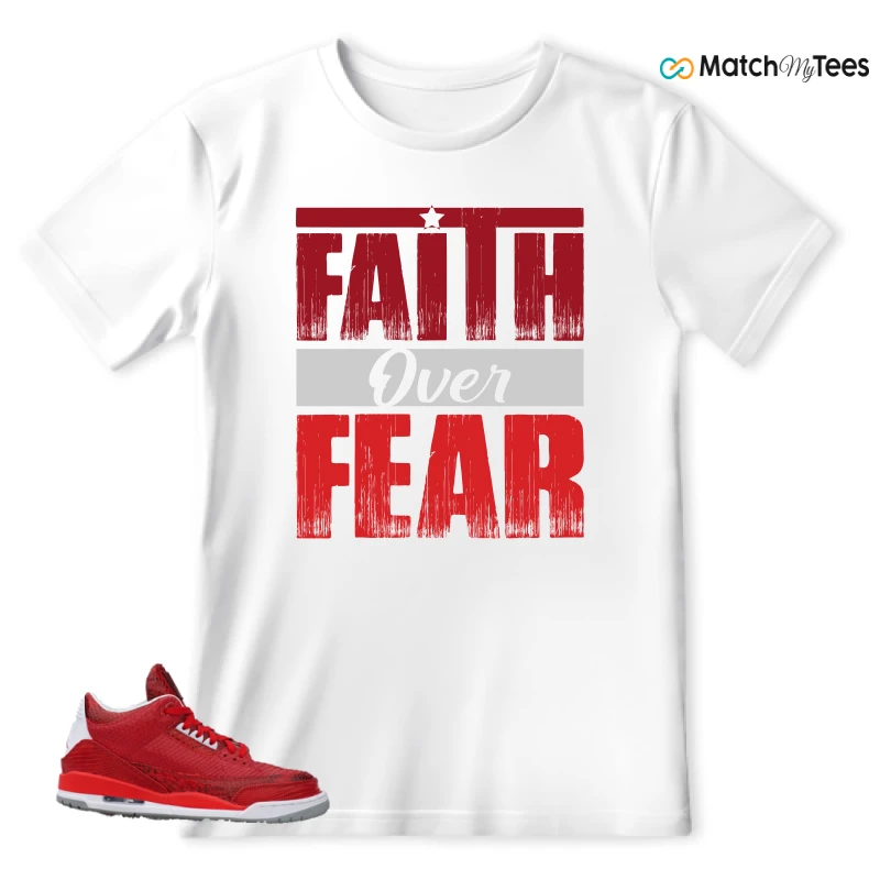 NIKE AIR JORDAN 3 JBF CUSTOM VALENTINE'S DAY SNEAKER Matching Tees t-shirt