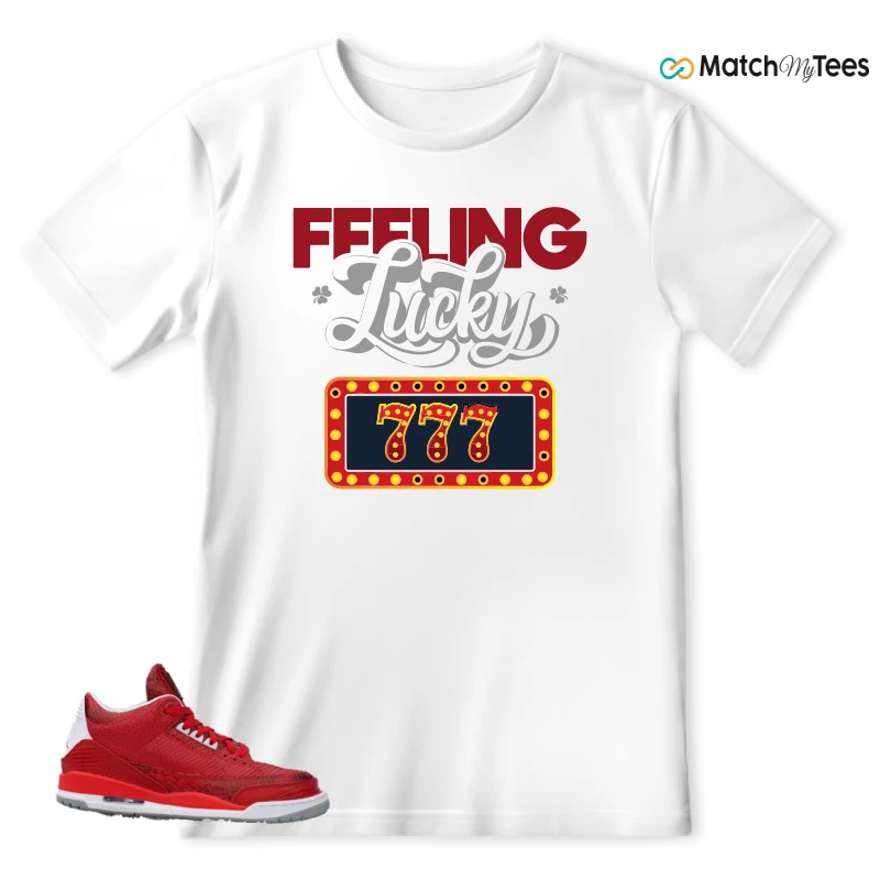 NIKE AIR JORDAN 3 JBF CUSTOM VALENTINE'S DAY SNEAKER Matching Tees t-shirt
