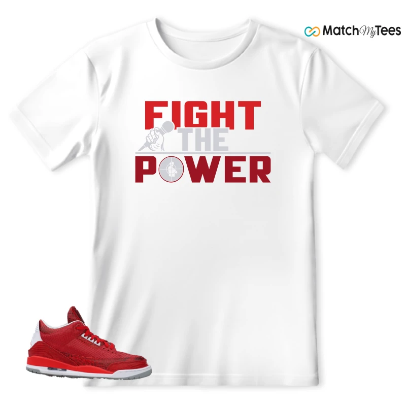 NIKE AIR JORDAN 3 JBF CUSTOM VALENTINE'S DAY SNEAKER Matching Tees t-shirt