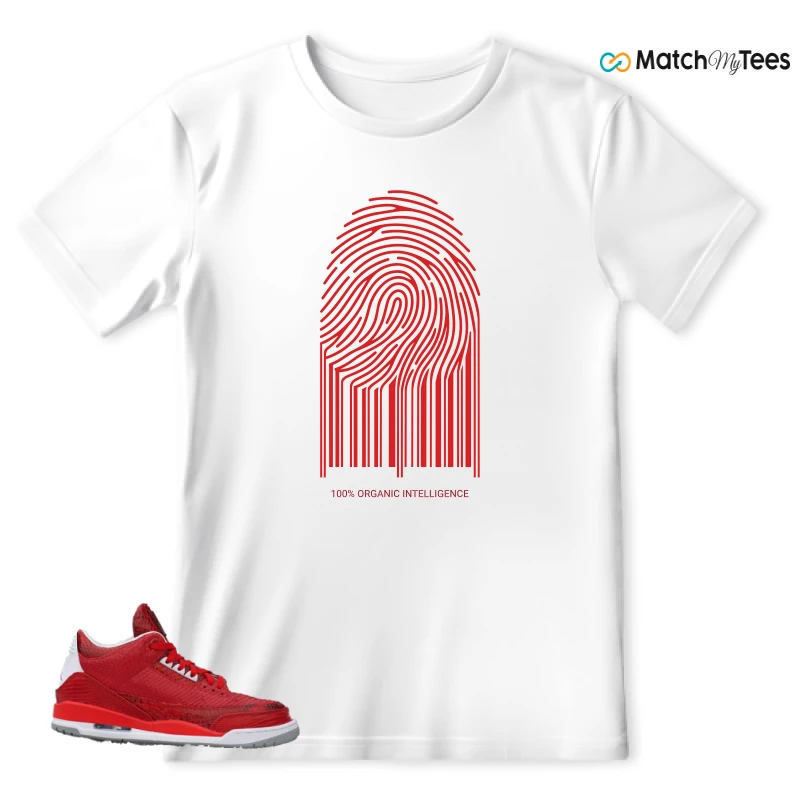 NIKE AIR JORDAN 3 JBF CUSTOM VALENTINE'S DAY SNEAKER Matching Tees t-shirt