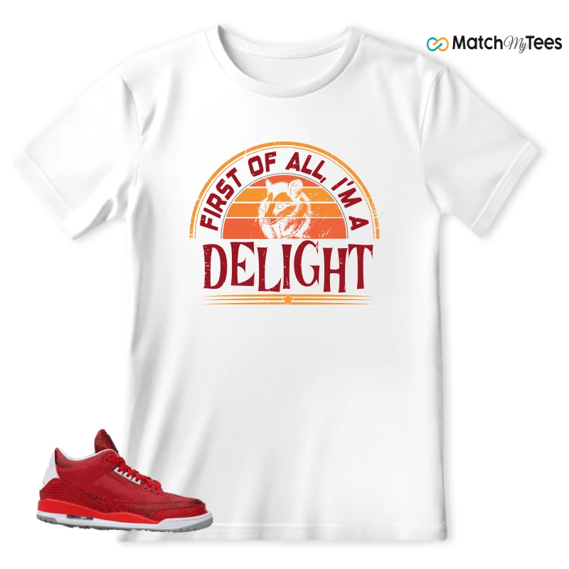 NIKE AIR JORDAN 3 JBF CUSTOM VALENTINE'S DAY SNEAKER Matching Tees t-shirt