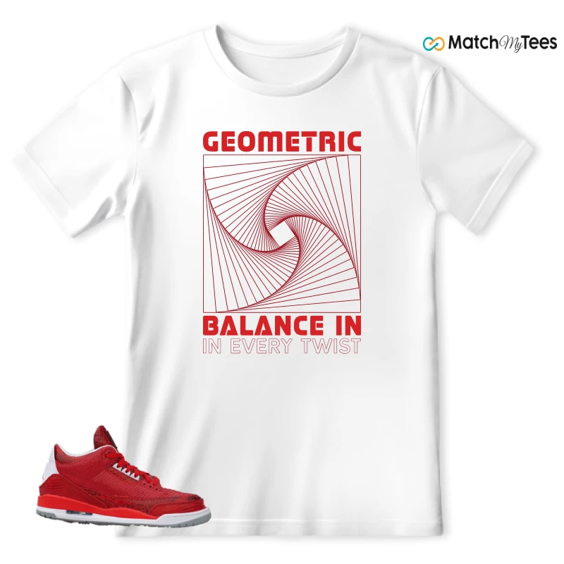 NIKE AIR JORDAN 3 JBF CUSTOM VALENTINE'S DAY SNEAKER Matching Tees t-shirt