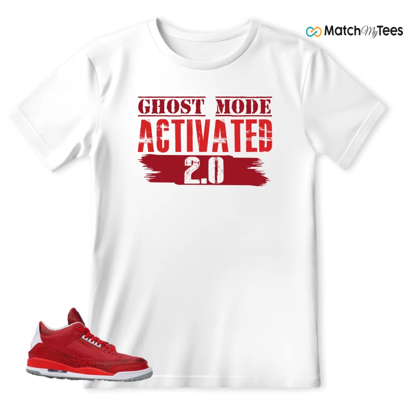 NIKE AIR JORDAN 3 JBF CUSTOM VALENTINE'S DAY SNEAKER Matching Tees t-shirt