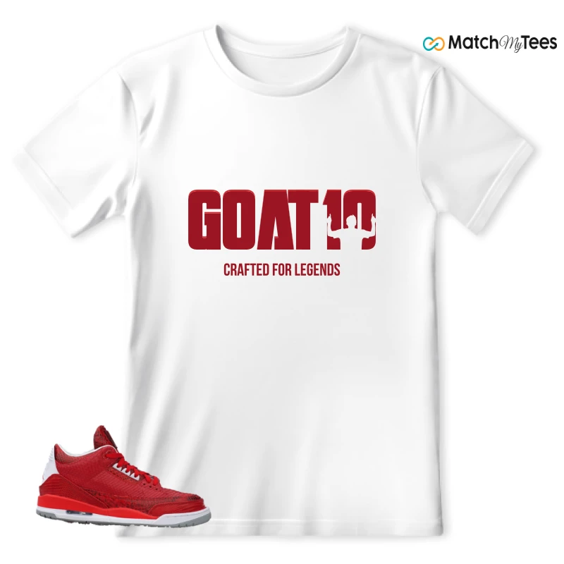 NIKE AIR JORDAN 3 JBF CUSTOM VALENTINE'S DAY SNEAKER Matching Tees t-shirt