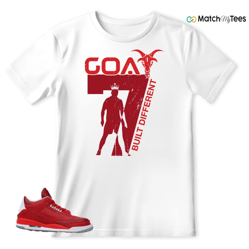 NIKE AIR JORDAN 3 JBF CUSTOM VALENTINE'S DAY SNEAKER Matching Tees t-shirt